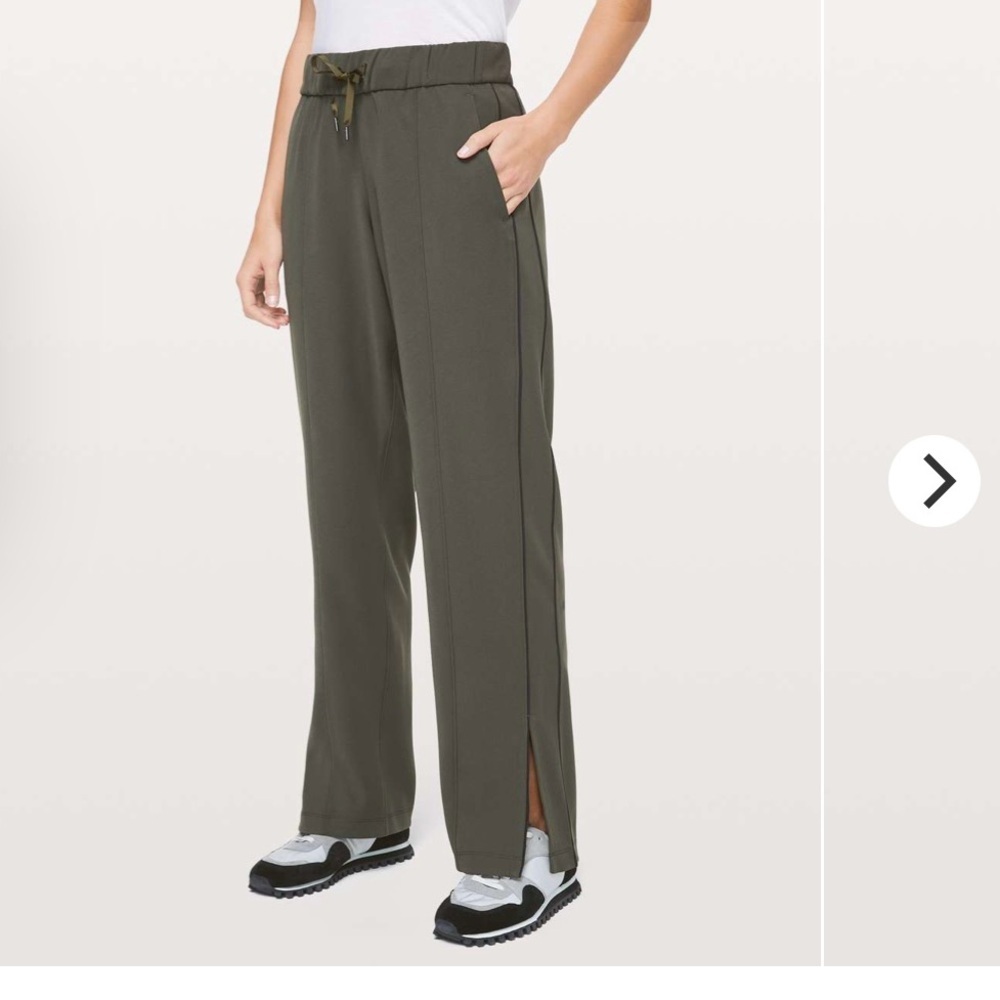lululemon athletica Olive Track Pants